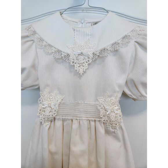Rare Editions Flower Girl, 1st Communion Dress Sz 6 White - Picture 2 of 7